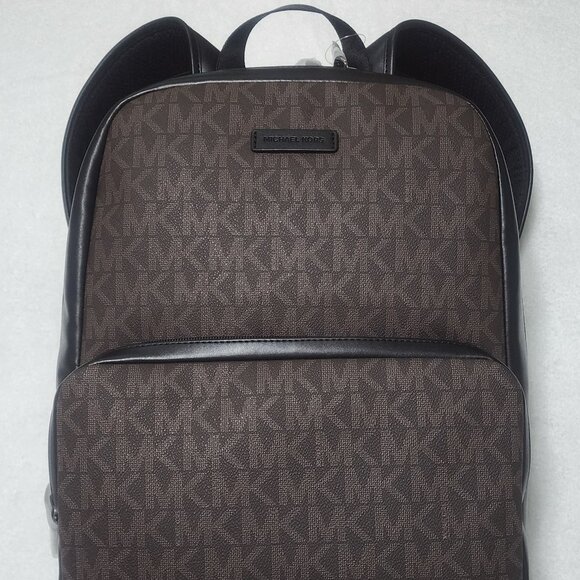 NEW Michael Kors Everett Brown Black Backpack main image 9